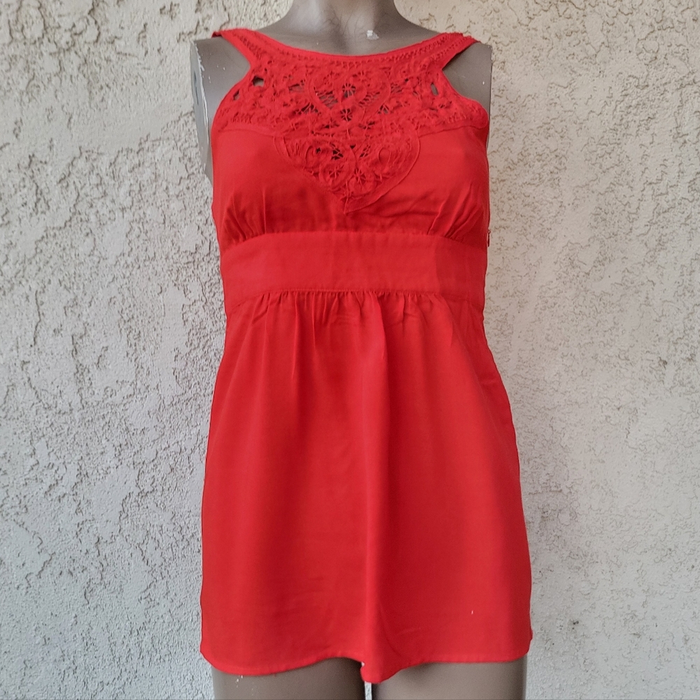 Red Tunic Top